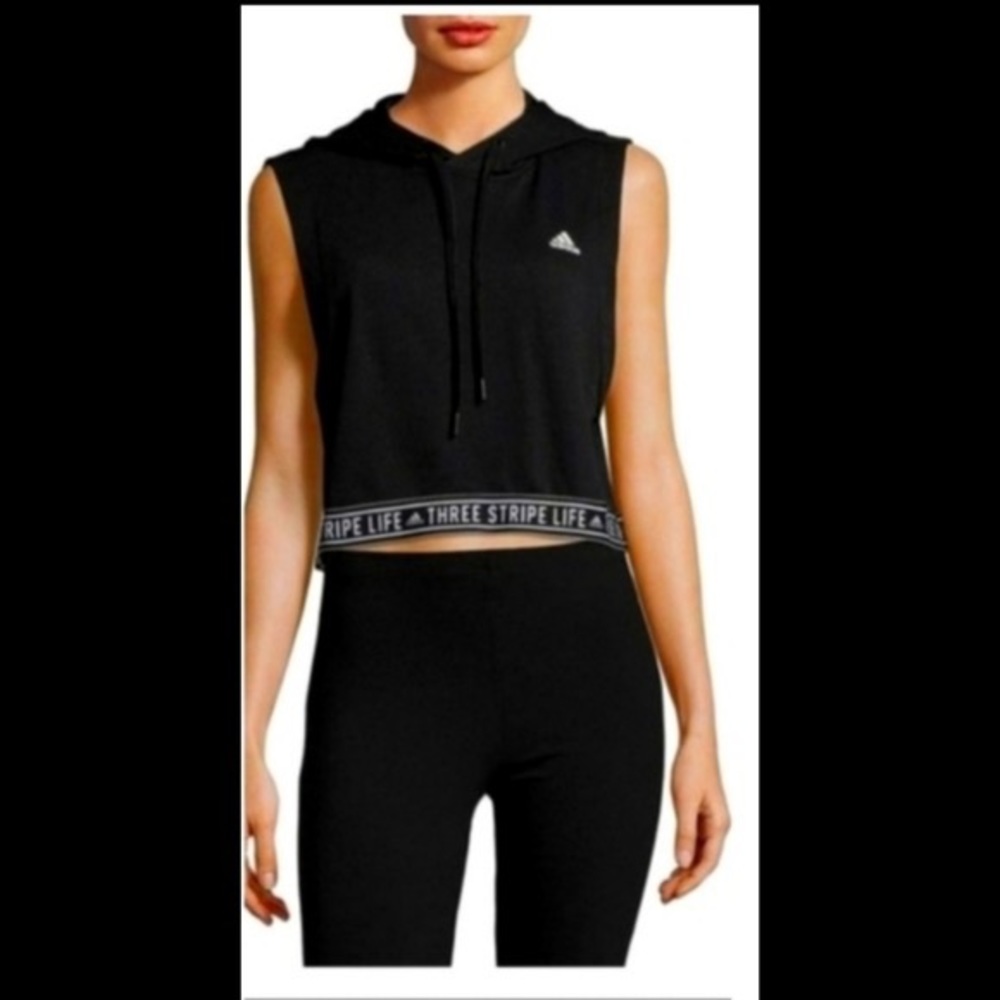 Adidas Cropped Hoodie